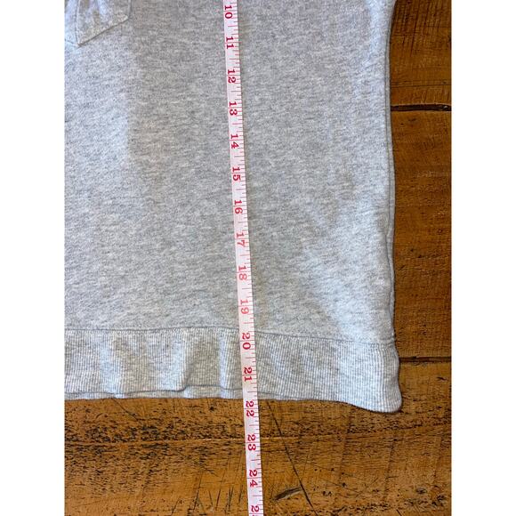 Womens Rails Gray Cotton Blend Lace‎ Up Detail Pullover Sweatshirt Size Small - Picture 7 of 8